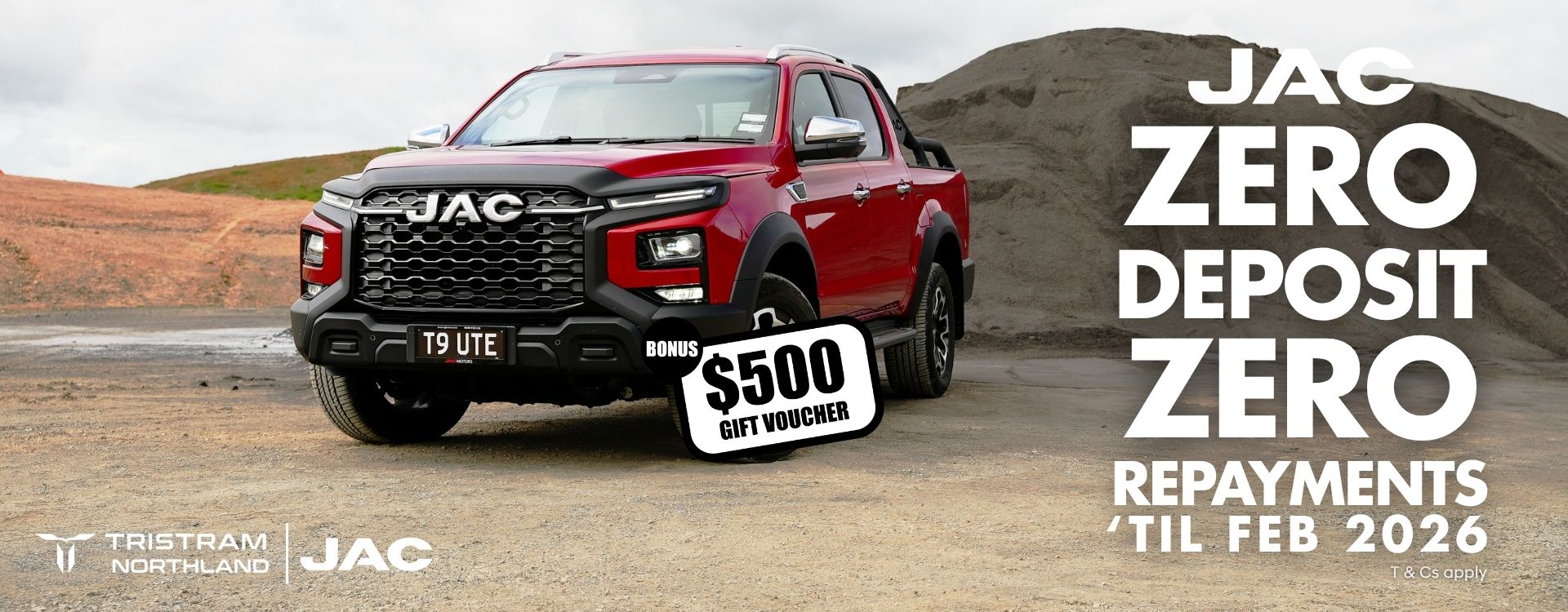 JAC No Repayment No Deposit